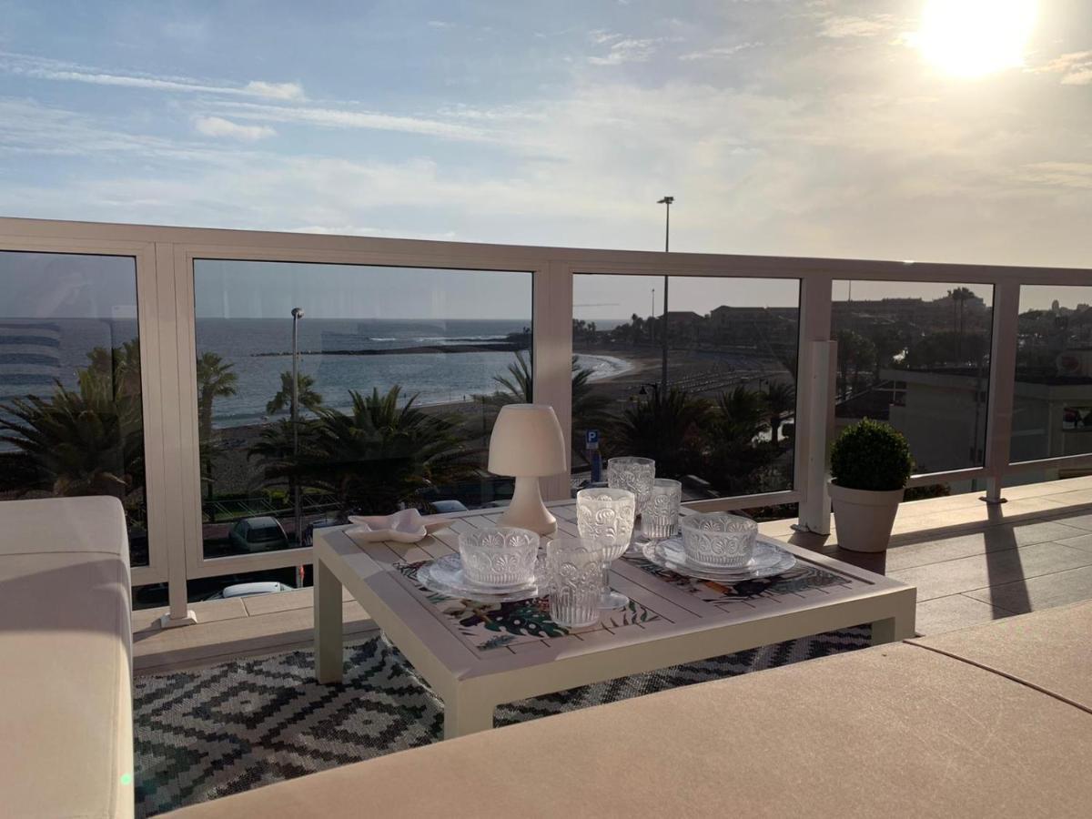 Beachfront Los Cristianos Apartment Arona  Luaran gambar