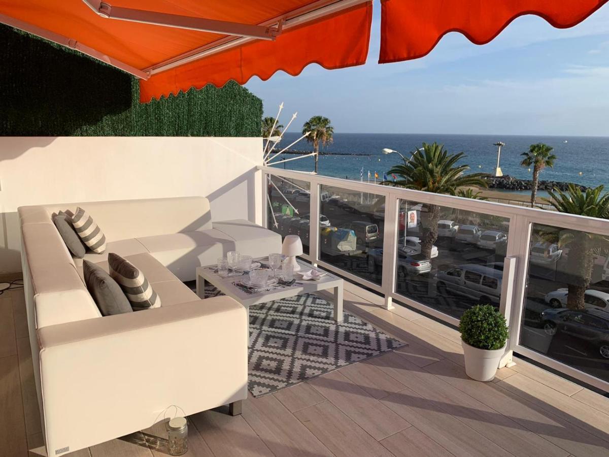 Beachfront Los Cristianos Apartment Arona  Luaran gambar